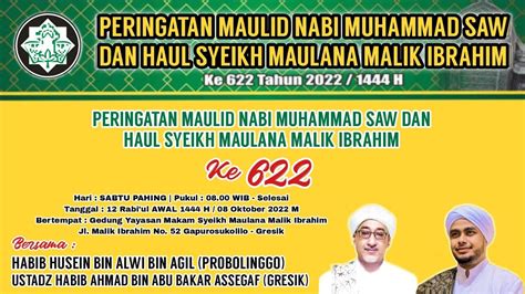 Live Streaming Peringatan Maulid Nabi Muhammad S A W Dan Haul