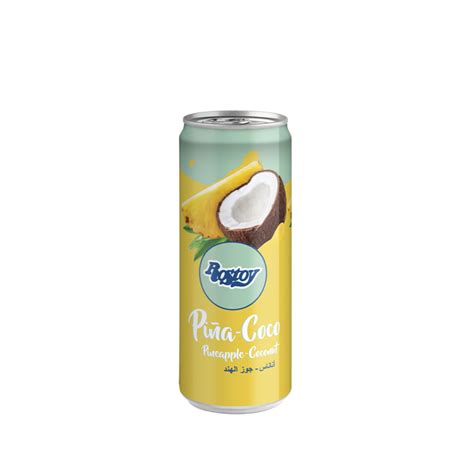 Néctar de Piña Coco 24 Latas x 330 ML Rostoy