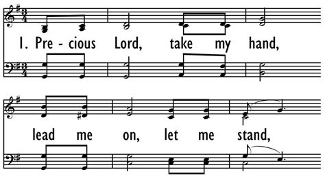 Precious Lord Take My Hand Digital Songs And Hymns