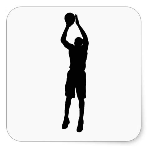 Silhouette Basketball Player Shooting Clipart Best