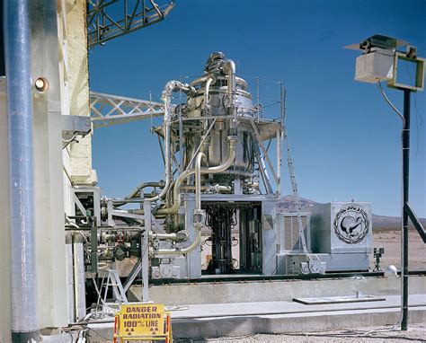 Kiwi A nuclear rocket engine mounted to a test cell : r/MachinePorn