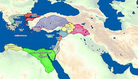 Larger Crusader states by MapStash on DeviantArt