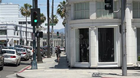 Rodeo Drive Street Sign In Beverly Hills Ca Editorial Stock Image