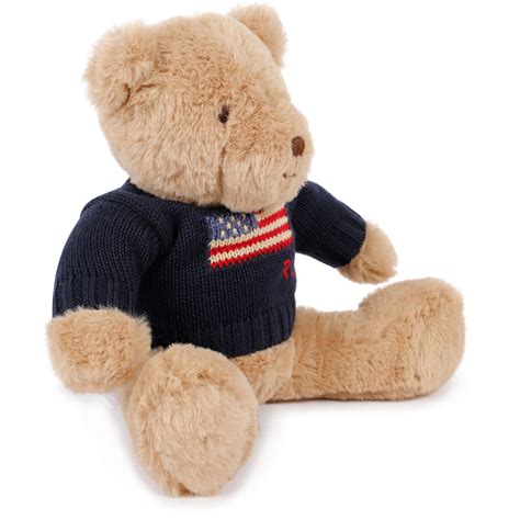 Polo Ralph Lauren Usa Teddy Bear In Brown Bambinifashioncom