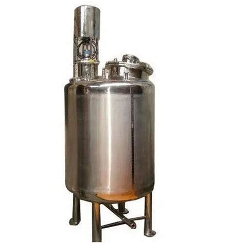 Stainless Steel Liquid Mixing Tank Capacity 500 1000 L At Rs 120000