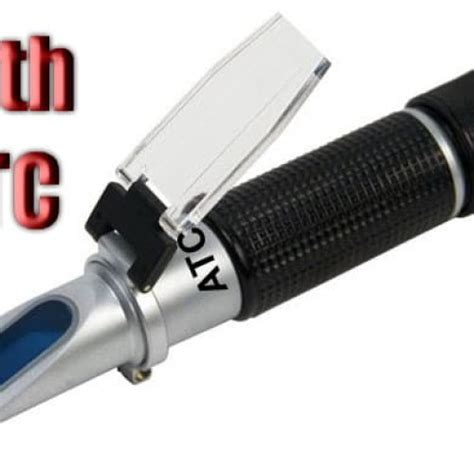 Jual Alat Ukur Kadar Gula Makanan Minuman Refractometer Brix With ATC