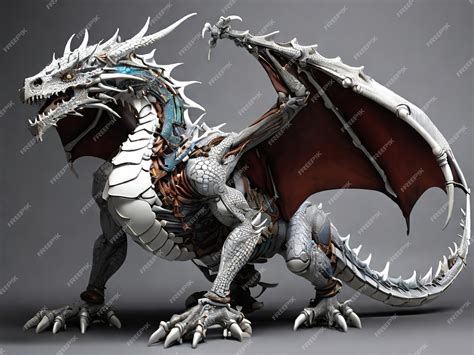 Premium Photo Detailed Dragon Anatomy Diagrams Illustrating The