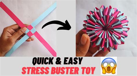 Origami Stress Buster Diy Stress Buster Toy Infinite Loop Paper