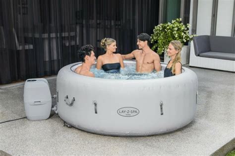 Bestway Lay Z Spa Paris Inflatable Hot Tub People Led Lighting For Sale From
