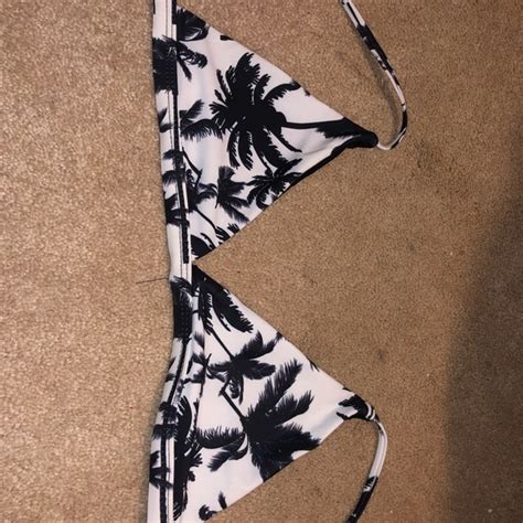 Swim Triangle Palm Tree Bikini Top Poshmark
