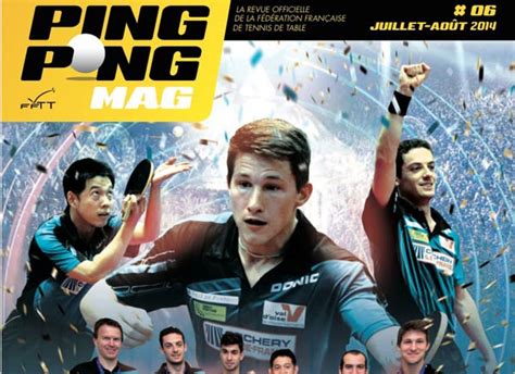 Le Ping Pong Mag N Est Dans Les Bacs Ping Pong Et Tennis De Table