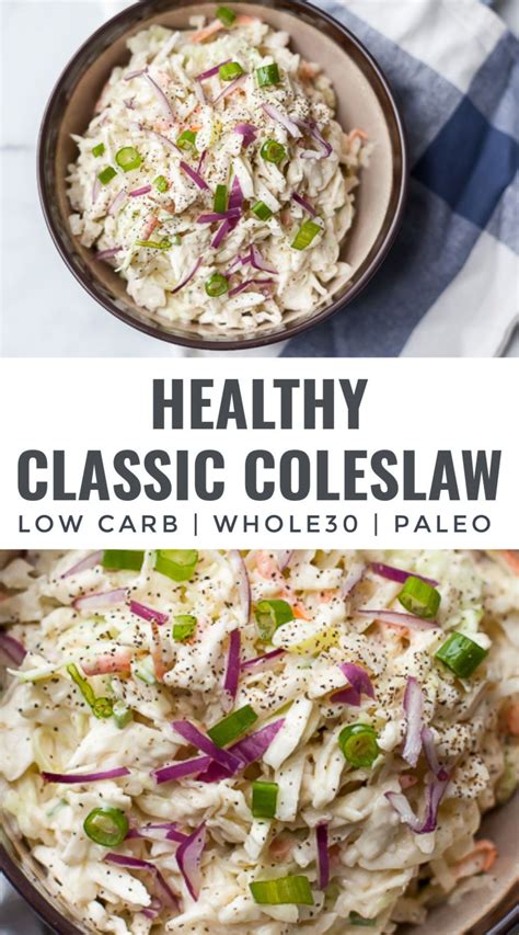 Healthy No Mayo Coleslaw Artofit