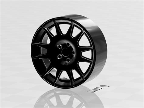 STL File Fondmetal Dakarzero Evo Corse Wheel For Scale Model 18 1 24