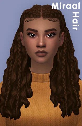 November 2022 Collection Quirky Introvert CC Sims Hair Sims 4