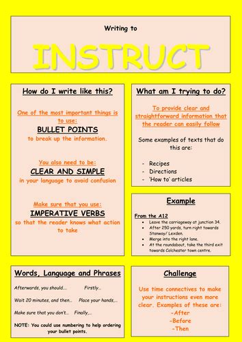 Writing Purposes - Helpsheets/Posters for Literacy and English | Teaching Resources