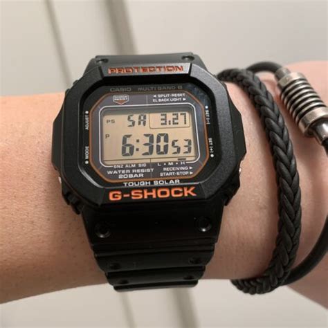 Casio G Shock Gw M5610r 1jf Tough Solar Mens Black Watch Near Mint