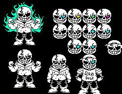 Distrust:Difficult Mode-Sans phase 3 sprite sheet by Nerveabhorrence on ...