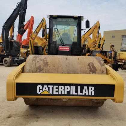 Cat Cs E Vibratory Smooth Drum Road Roller Made In France