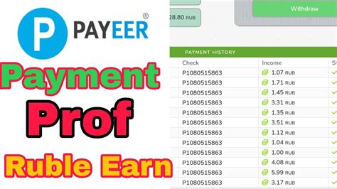 New Ruble Mining Side Earning Website Payment Prof Youtube