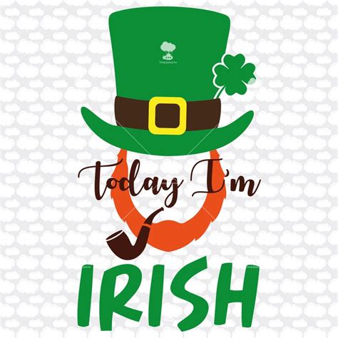 St Patricks Day Svg Svg Dxf Today Im Irish Leprechaun Hat Etsy