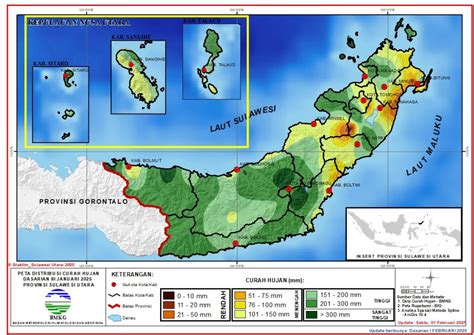 Analisis Curah Hujan Dasarian – Stasiun Klimatologi Sulawesi Utara
