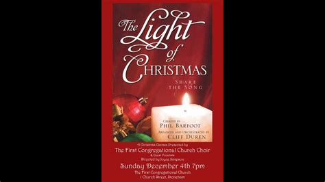 Christmas Cantata The Light Of Christmas YouTube