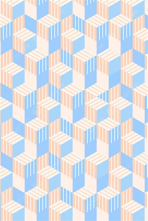 Simple And Fresh Shading Geometric Pattern Pink Blue Simple Background