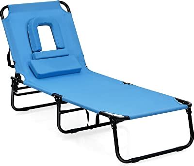 Amazon Kingcamp Fold Outdoor Folding Chaise Lounge Chair For