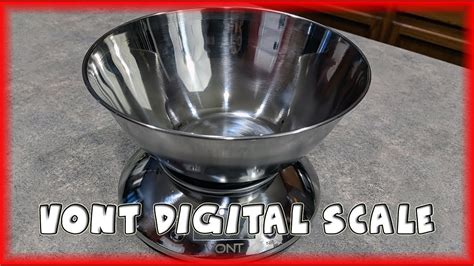 Vont Digital Kitchen Scale REVIEW YouTube