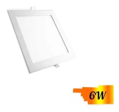 Lampara Led Panel Cuadrado Empotrar W K Luz Blanca Mercadolibre