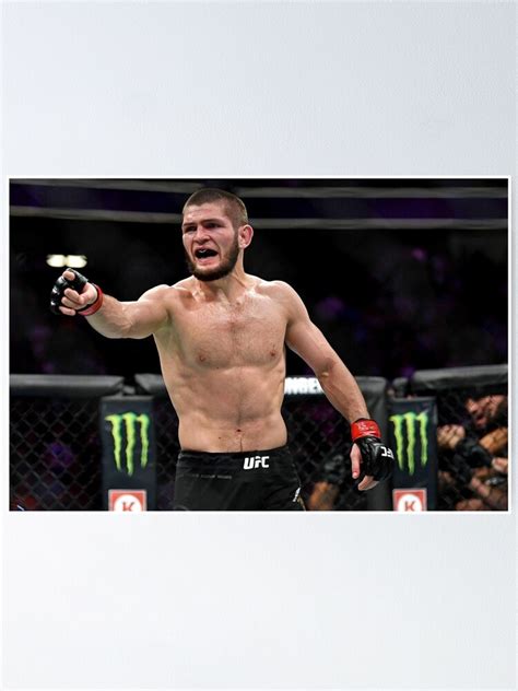 Khabib Nurmagomedov Poster For Sale By Leslistefan Redbubble