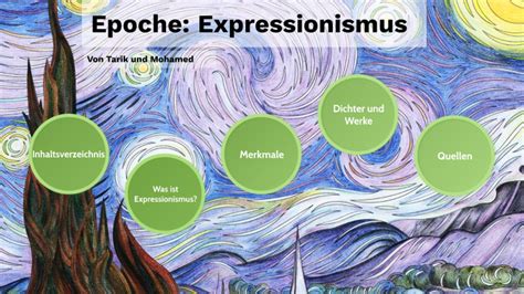 Epoche Expressionismus By Tarik Onsekiz On Prezi