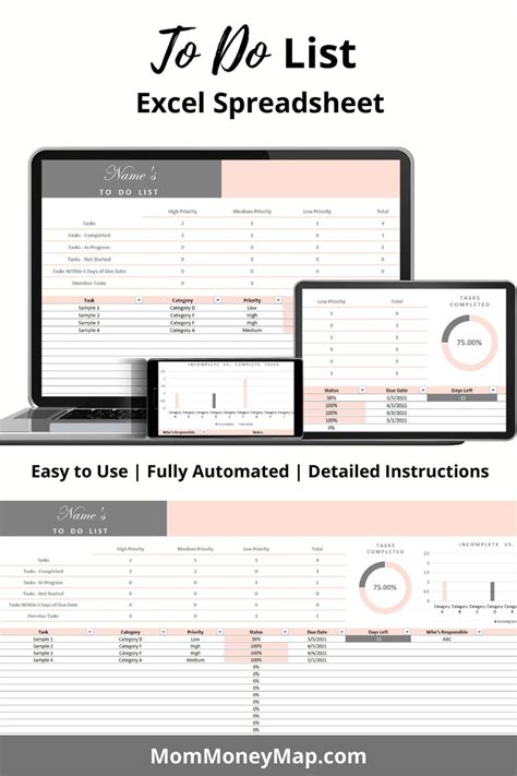 To Do List Excel Spreadsheet Excel Spreadsheets Spreadsheet To Do List