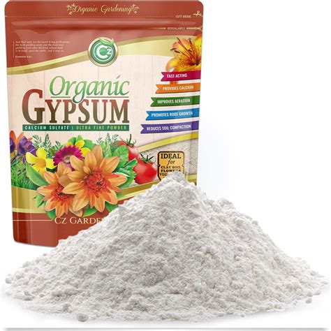 Mua Organic Gypsum Powder 5LB Made In USA Calcium Sulfate Dihydrate