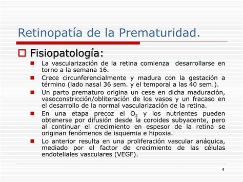 PPT Retinopatía de la Prematuridad PowerPoint Presentation free