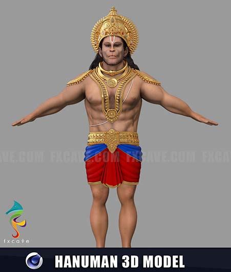 Hanuman 3d Model Download | FXCAVE