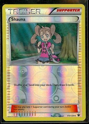 Pokemon SHAUNA 111 124 XY Fates Collide Rev Holo MINT EBay