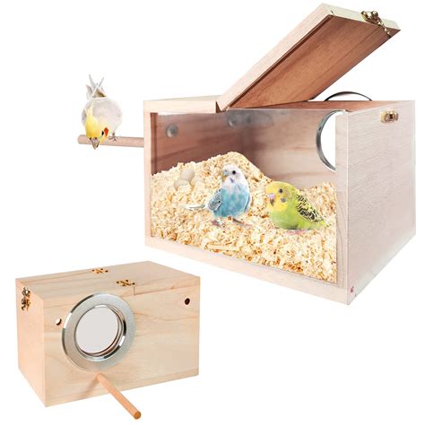 Buy Parakeet Nesting Box Transparent Bird Box Bird Nests For Cages