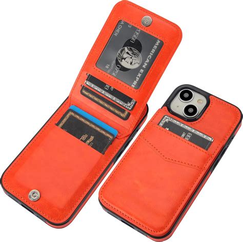 Kihuwey Compatible With Iphone 15 Case Wallet With Credit Card Holder Flip Premium