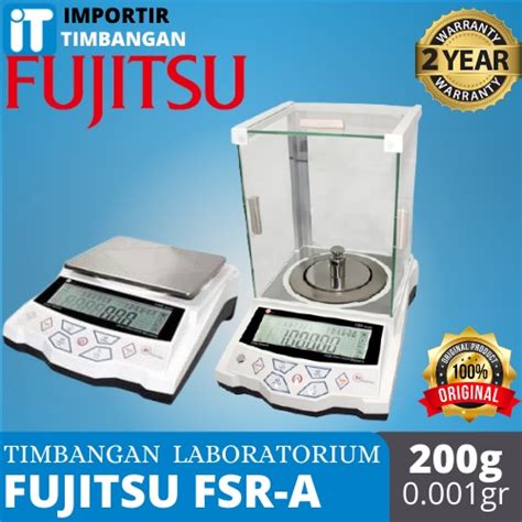 Jual Timbangan Digital Analitik Fujitsu FSR A Laboratorium Emas 200g 0