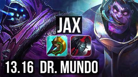 Jax Vs Dr Mundo Top Godlike Games Kr Master