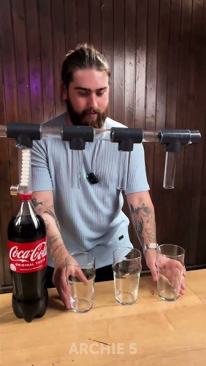 Innovative Pouring Hack Can You Fill Multiple Glasses With Coke