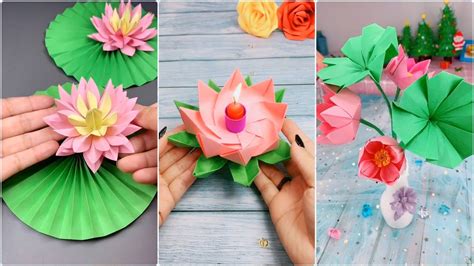 Cách gấp Hoa sen bằng giấy đẹp, độc đáo đơn giản | Origami (#112 ...