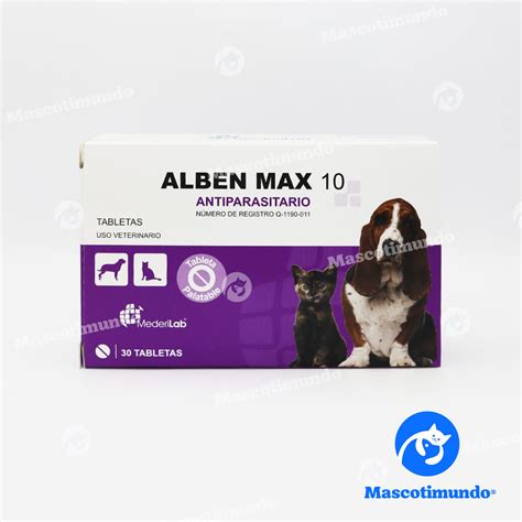 Alben Max Antiparasitario Tabletas Mascotimundo