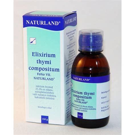 Elixirium Thymi Comp 150g Naturland Fono Vii Patikatt Patika Egy