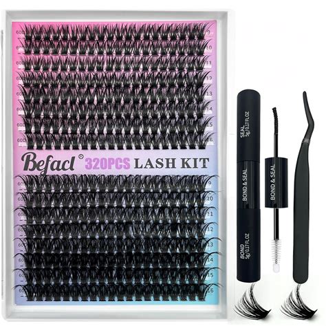 Amazon Cluster Eyelash Extensions Kit Pcs D Fluffy Lash