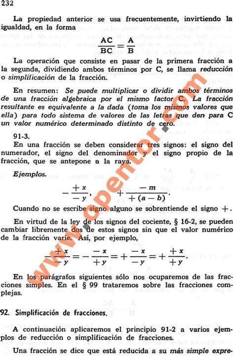 Álgebra 1 González Mancil Simplificacion de fracciones Opentor