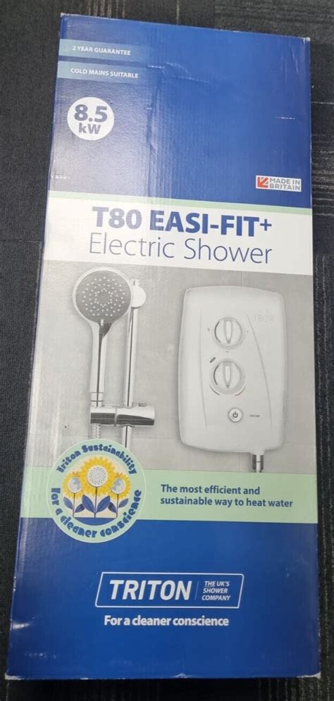 Triton T80 Easi Fit Electric Shower SFX8008EFPW357OT EBay