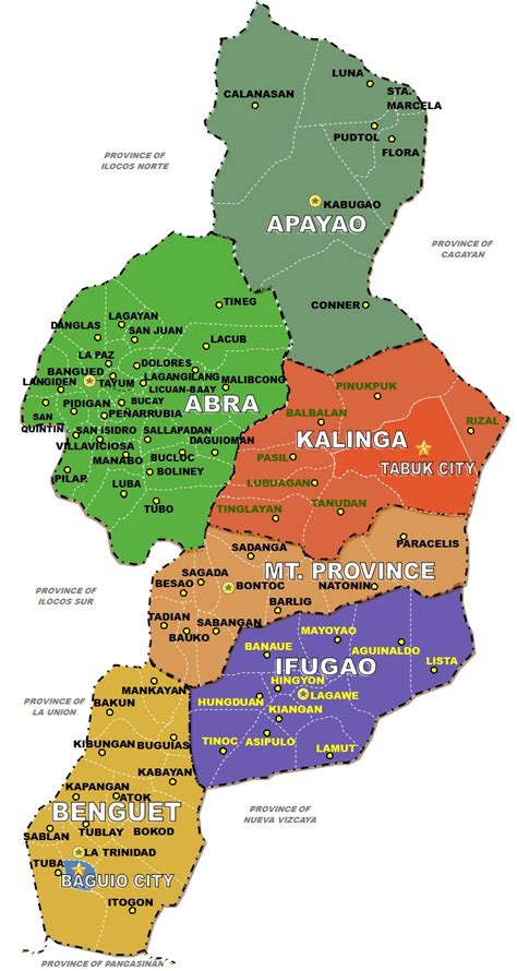 Region 14 : Cities and Provinces in Region XIV(CAR-Cordillera ...