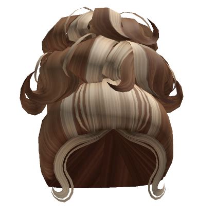 Elegant Frizzled Updo In Light Brown Blonde Roblox